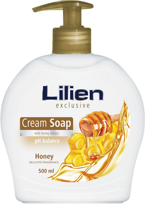Lilien krémové tekuté mýdlo Honey 500 ml