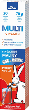 Vitar Kids Multivitamin 20 šumivých tablet