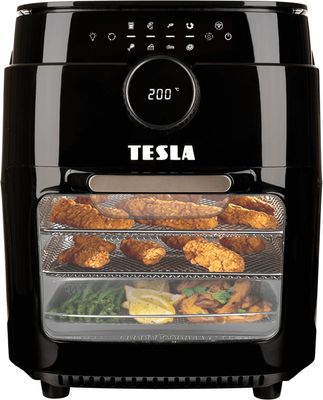Tesla AirCook & Grill QG800 WiFi - multifunkční digitální horkovzdušná fritéza s grilem