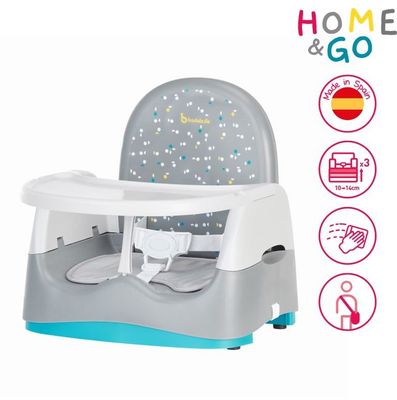 Badabulle Přenosná židlička HOME & GO Grey