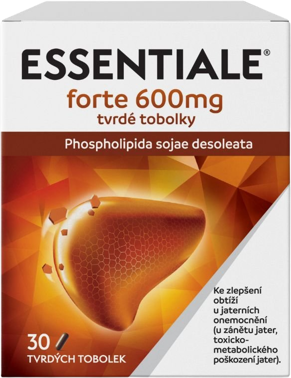 Essentiale forte 600mg 30 tvrdých tobolek