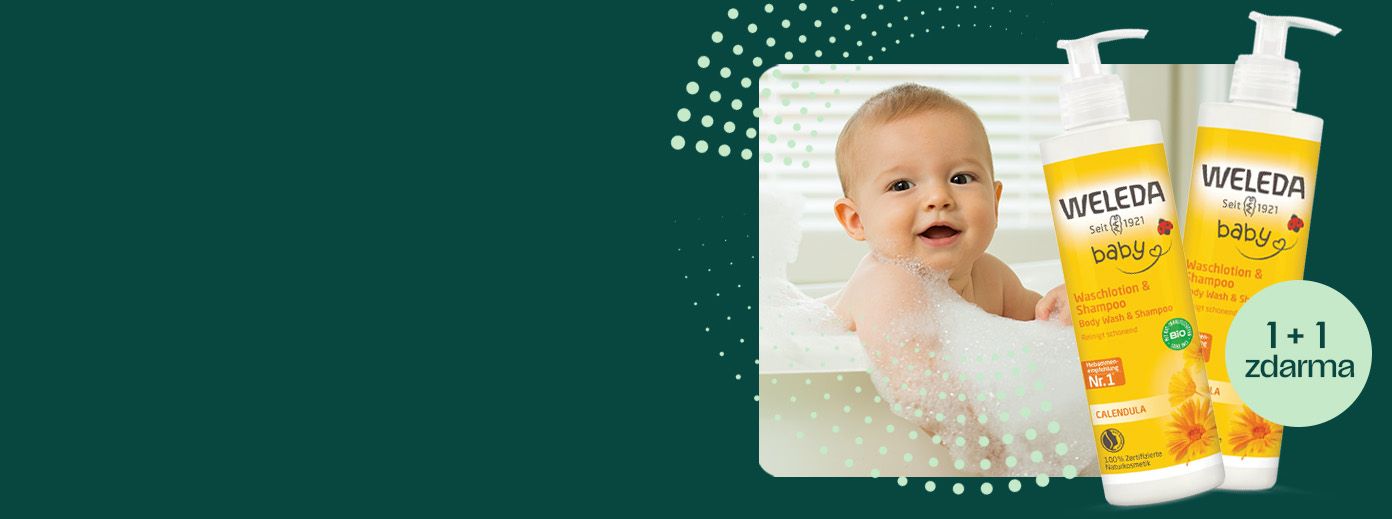 Weleda Měsíčkový mycí krém a šampon 400 ml
