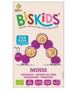 Belkorn BISkids BIO dětské celozrnné mini chia sušenky bez přidaného cukru 120 g