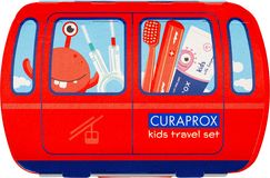 Curaprox Travel set KIDS červený