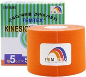 Temtex Kinesio tape Classic, oranžová tejpovací páska 5 m