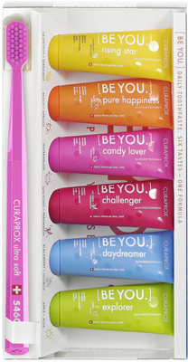 Curaprox BE YOU Combipack set Zubní kartáček CS 5460 + Zubní pasta 6 x 10 ml