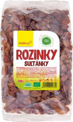 Wolfberry Rozinky BIO 500 g