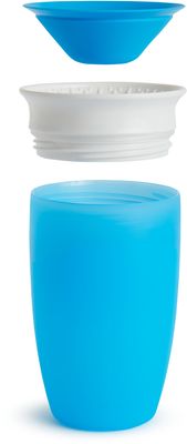 Munchkin Juniorský netekoucí hrneček 360° 296 ml, 12m+, modrý 296 cm