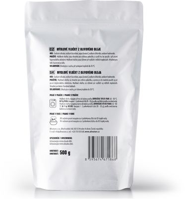 Allnature Mýdlové vločky z olivového oleje 500 g