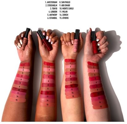 NYX Professional Makeup Soft Matte Lip Cream Ikonická tekutá rtěnka - Stockholm 8 ml