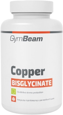 GymBeam Bisglycinát měďnatý 120 kapslí