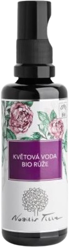 Nobilis Tilia Bio květová růžová voda sklo 200 ml