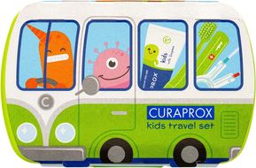Curaprox Travel set KIDS zelený