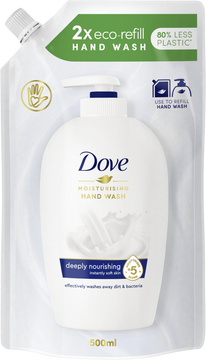 Dove Deeply Nourishing tekuté mýdlo náhradní náplň 500 ml