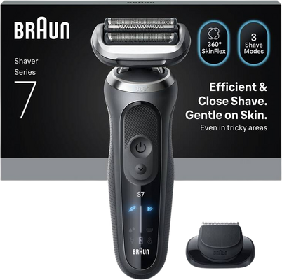 Braun Series 7 72-G1200s, Elektrický holicí strojek - Šedá