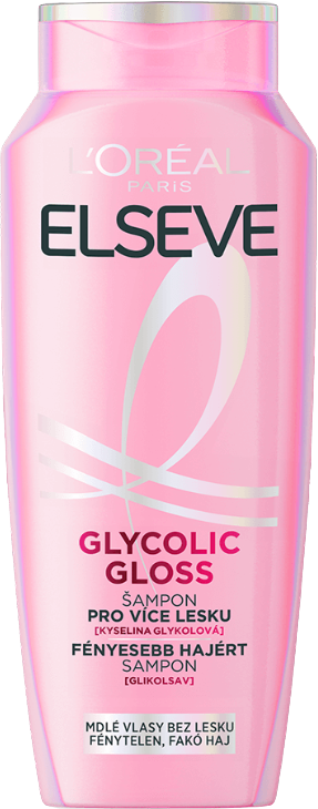 L'Oréal Paris Elseve Glycolic Gloss Šampon pro více lesku 400 ml