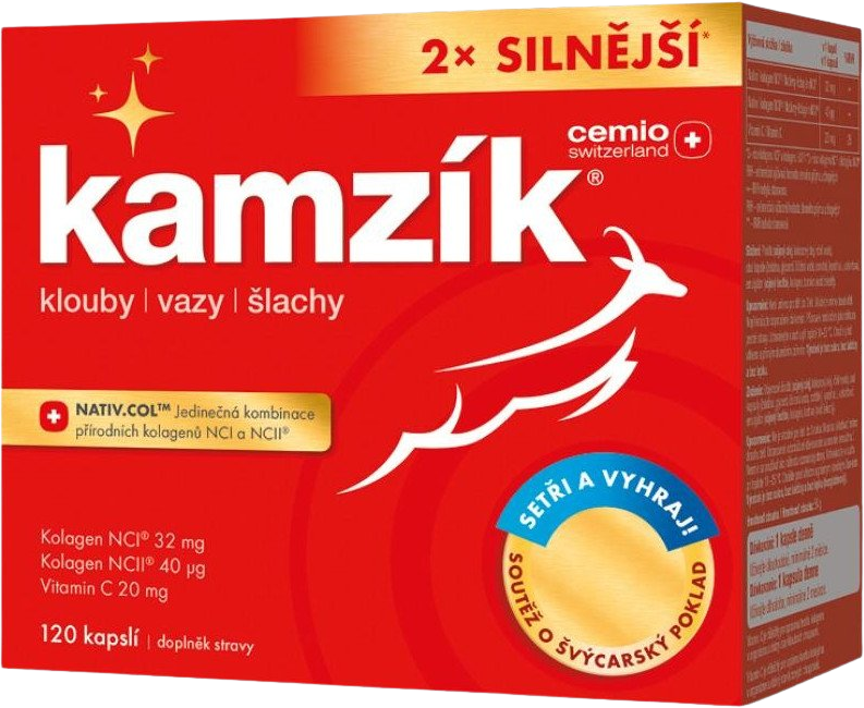 Cemio Kamzík® 2x silnější 120 kapslí