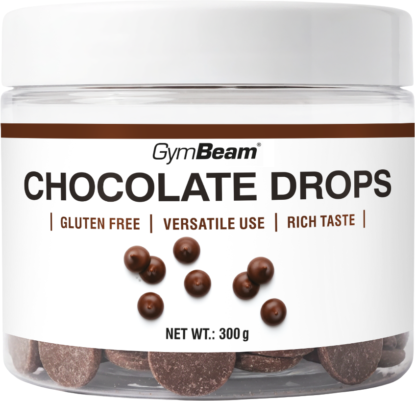GymBeam Chocolate Drops 300 g