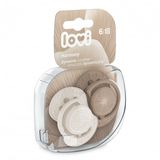 LOVI Silikonový dynamický dudlík HARMONY holka 6-18m 2 ks