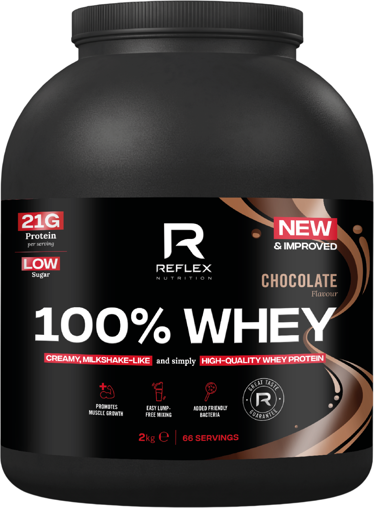 Reflex Nutrition 100% Whey Protein Čokoláda 2 kg