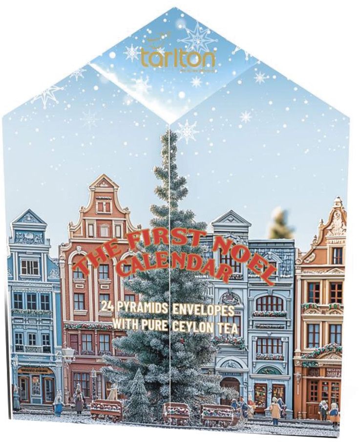Tarlton Christmas The First Noel Advent Calendar papír 24 x 2 g