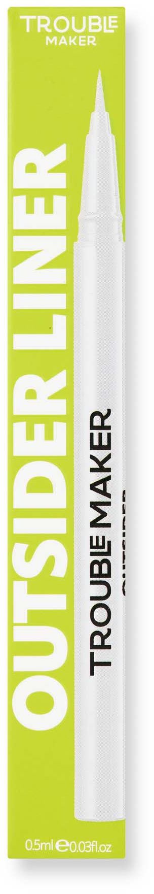 Trouble Maker Outsider Liquid Eyeliner Pen Spooky Island White 0.5 ml