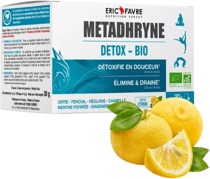 Eric Favre METADHRYNE DETOX BIO TISANE Lemon 20 ks