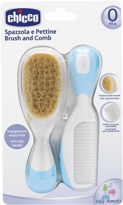 Chicco Hřeben a kartáč modrý