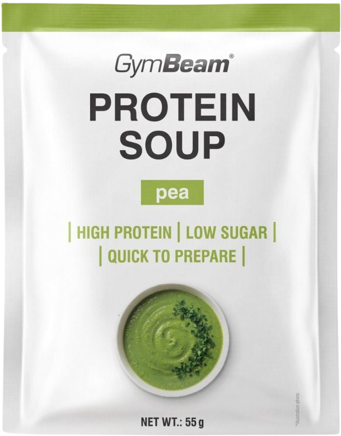 GymBeam Proteinová hrachová polévka 55 g