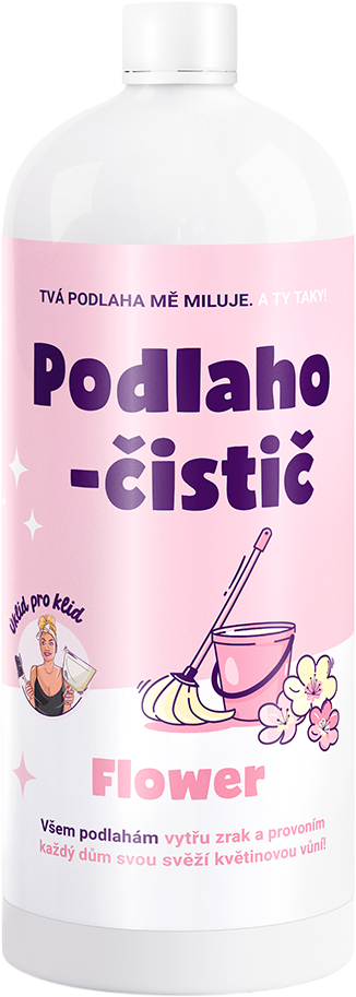 Úklid pro klid Podlahočistič Flower 1 x 1 l