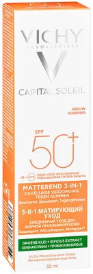 Vichy Capital Soleil Zmatňující krém SPF50 50 ml