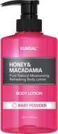 Kundal Honey&Macadamia Body Lotion - vyživující tělové mléko s vůní pudru 500 ml