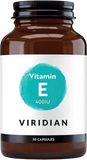 Viridian Vitamin E 330 mg 400 iu 30 kapslí