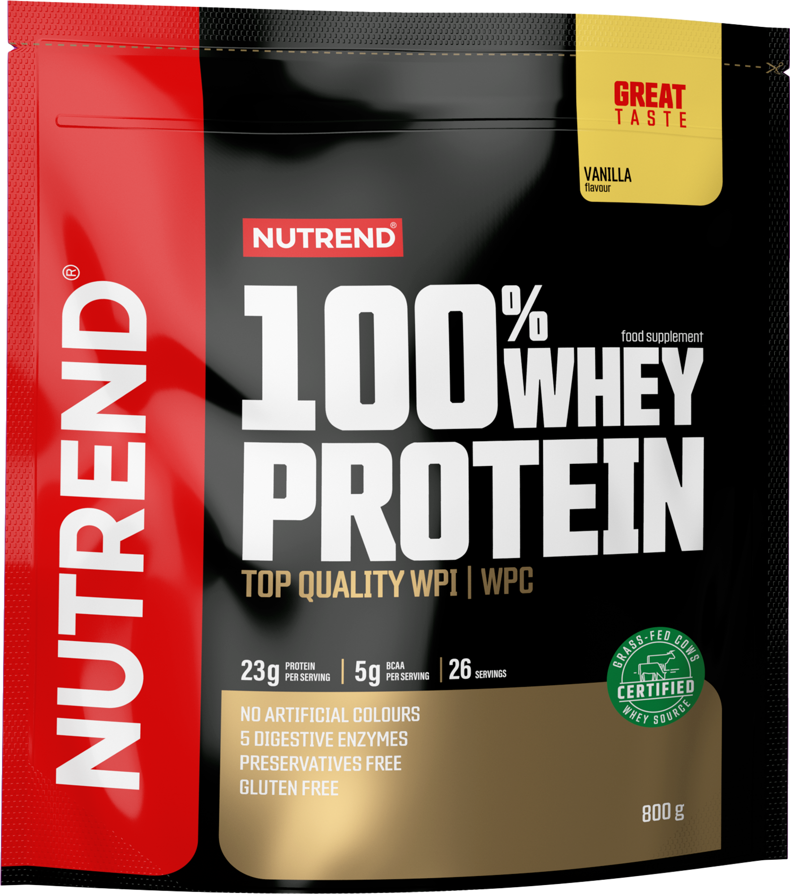 Nutrend 100% Whey Protein Vanilka 800 g