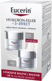 Eucerin Hyaulor-Filler + 3x Effect Denní krém pre suchú pleť + Noční krém 2 x 50 ml