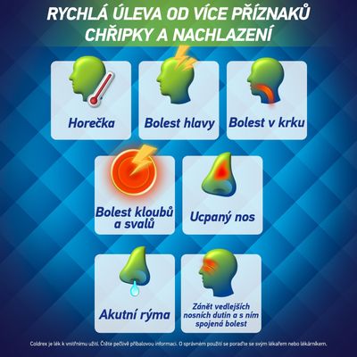 Coldrex Horký nápoj s citronem a medem 10 sáčků
