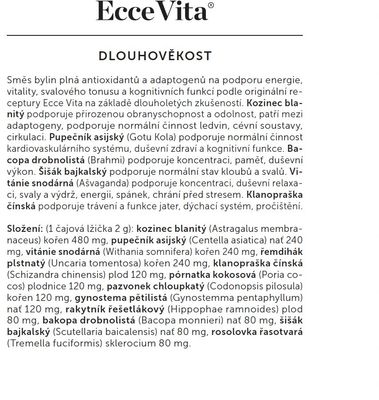 Ecce Vita Bylinný čaj Dlouhověkost