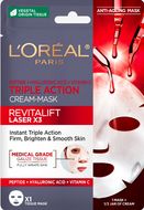 L'Oréal Paris Revitalift Laser X3 Pleťová maska proti stárnutí s trojím účinkem 28 g