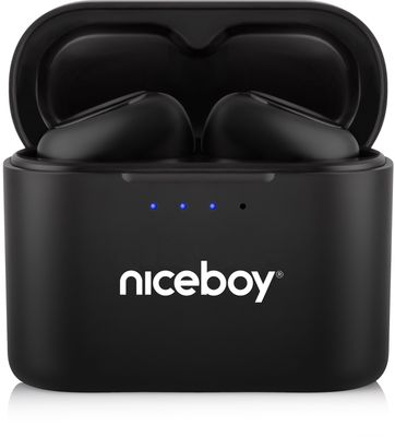 Niceboy Bezdrátová sluchátka Hive Podsie 3 Černá