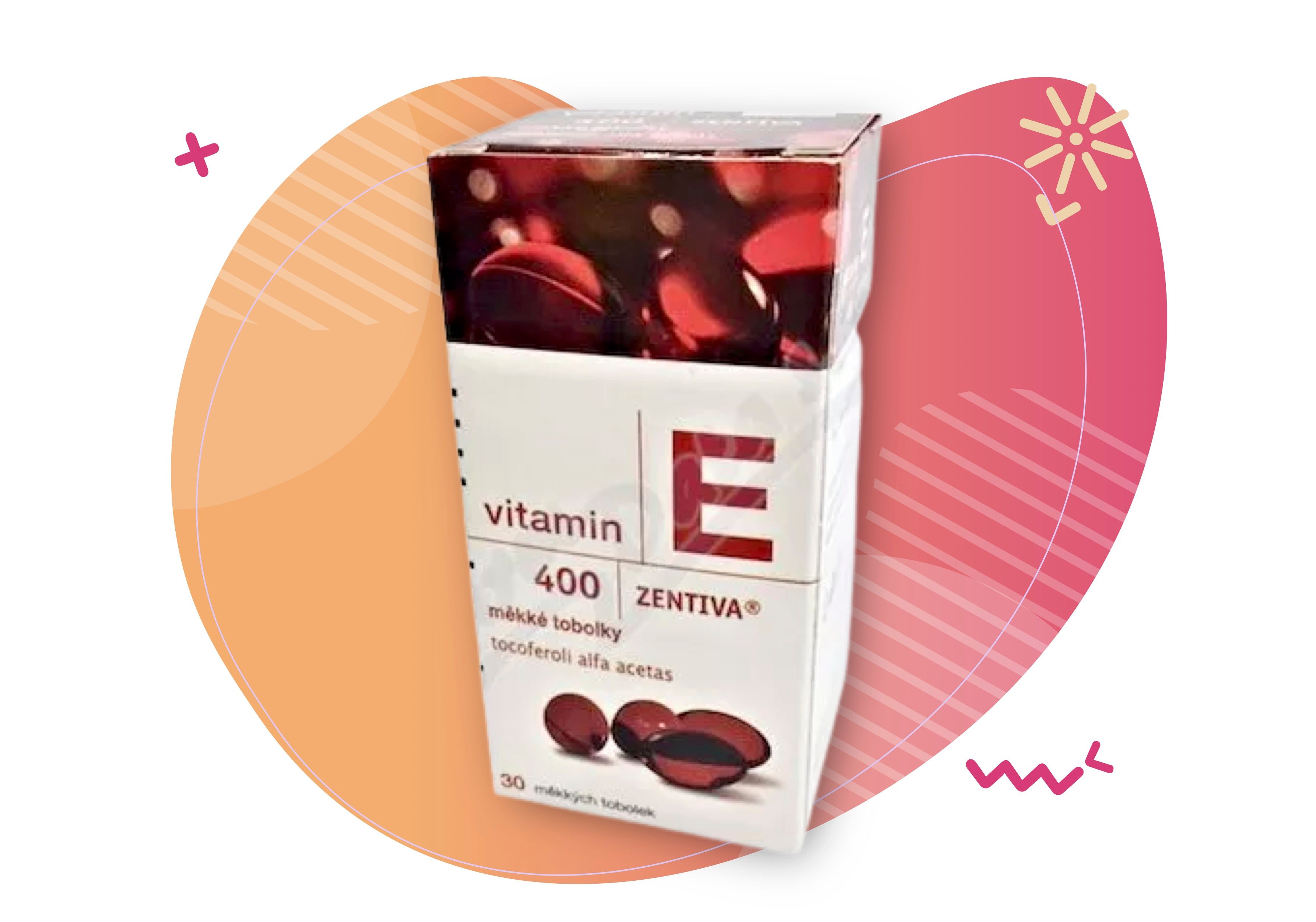Zentiva Vitamin E 400, 30 měkkých tobolek