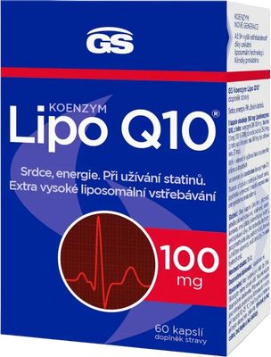 GS Koenzym Lipo Q10 100 mg 60 kapslí