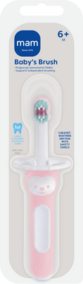 MAM Kartáček zubní Baby´s Brush 6+, růžový