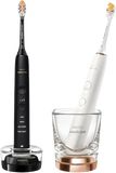 Philips Sonicare Sonické zubní kartáčky 9000 DiamondClean HX9914/69 1+1 černý a rosegold