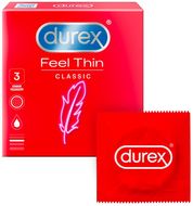Durex Feel Thin Classic Kondomy 3 ks