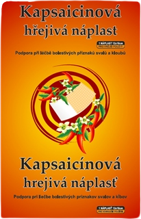 Capsicolle Kapsaicinová hřejivá náplast 12 x 18 cm