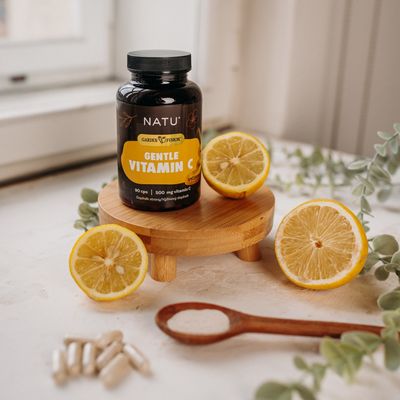 Natu Garden Fusion. Vitamin C 500 mg pro imunitu 90 kapslí