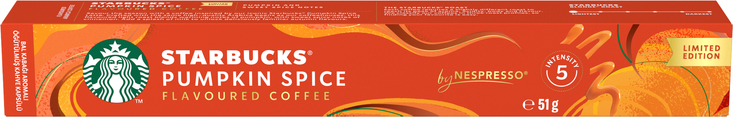 Starbucks Pumpkin Spice flavoured by Nespresso 10 kapslí
