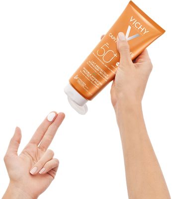 Vichy Capital Soleil Family Milk Ochranné mléko na obličej a tělo SPF 50+ 300 ml