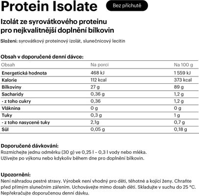 Flow Protein Isolate neochucený 900 g