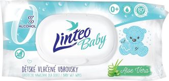 Linteo Baby Vlhčené ubrousky s Aloe Vera 80 ks